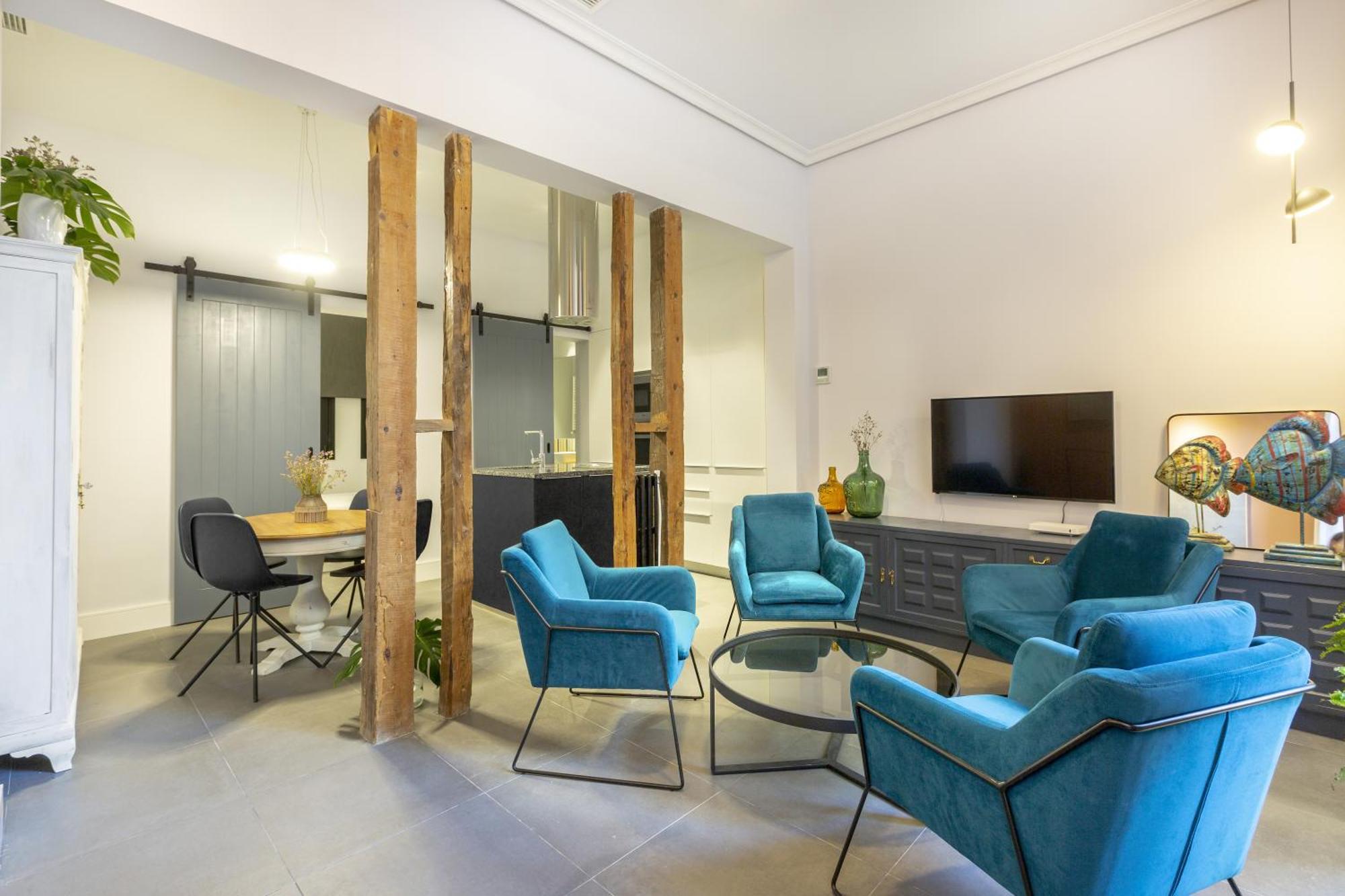 Centrico Y Tranquilo De 2 Hab Appartement Madrid